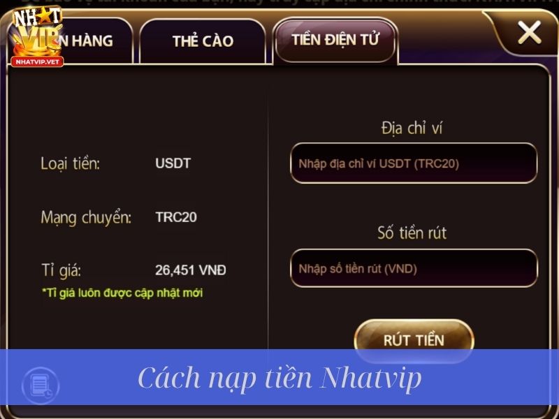 Nhatvip nạp rút siêu tốc: Trải nghiệm giao dịch siêu nhanh tại cổng game hàng đầu Việt Nam