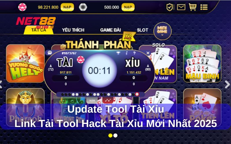 Update Tool Tài Xỉu mới nhất năm 2025